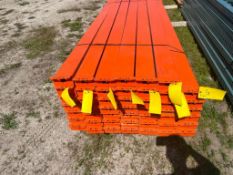 Pallet Racking - (6) Beams 9' 1.5" x 5.5" . Located in Mt. Pleasant, IA