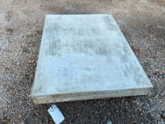 (2) 3' x 4' Leco Aluminum Concrete Forms, 6-12 Hole Pattern. Located in Eureka, MO.