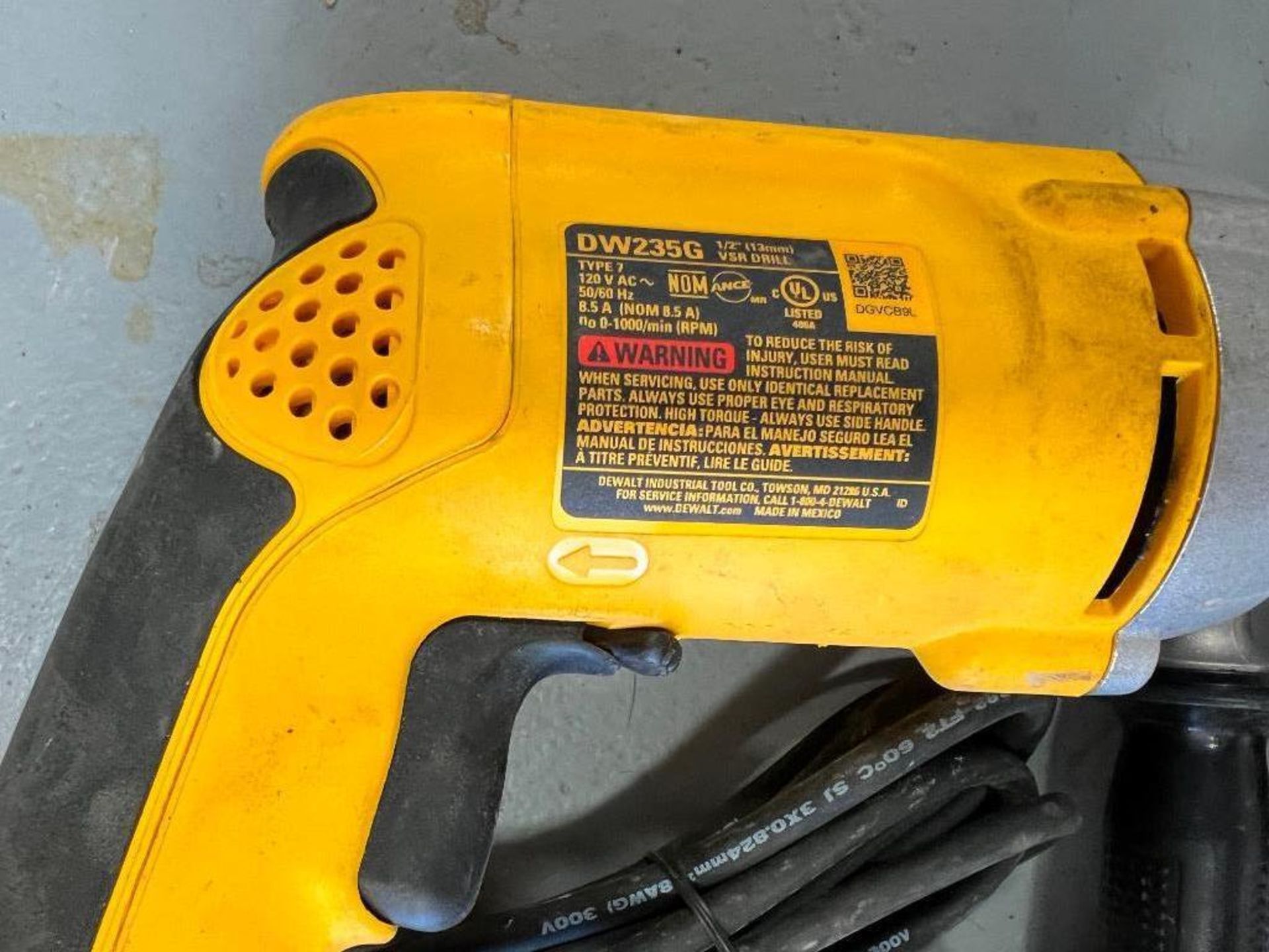 (3) DeWalt DW235G 1/2" VSR Drills, 120 V. Located in Mt. Pleasant, IA - Image 2 of 3