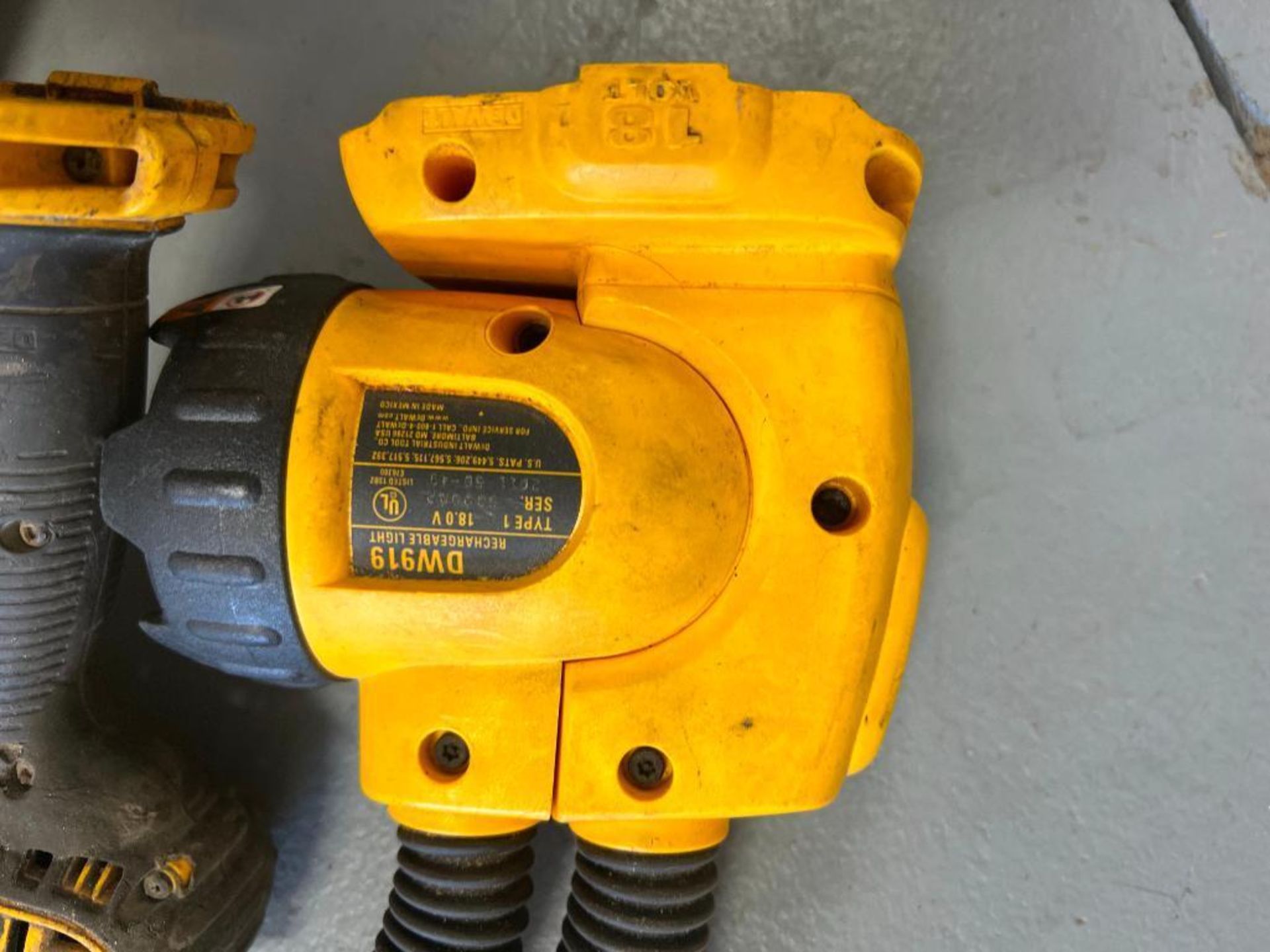 DeWalt DW919 Rechargeable Light, Impact Wrench, Batteries & Chargers. Located in Mt. Pleasant, IA - Image 4 of 4