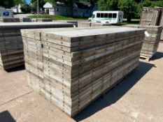(40) 2' x 9' Laydown Wall-Ties Aluminum Concrete Forms, 6-12 Hole Pattern. Located in Mt. Pleasant,