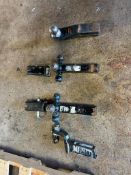 (2) Tri Ball Hitches, (1) Reese Hitch & (1) Trailer Hitch. Located in Mt. Pleasant, IA