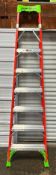 12' Louisville CrossXstep Step Ladder, Model FXS1508, 300# Load Capacity. Located in Mt. Pleasant, I