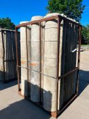 (60) 14" x 86" Wall-Ties Aluminum Smooth Round Columns with Basket. Located in Mt. Pleasant, IA