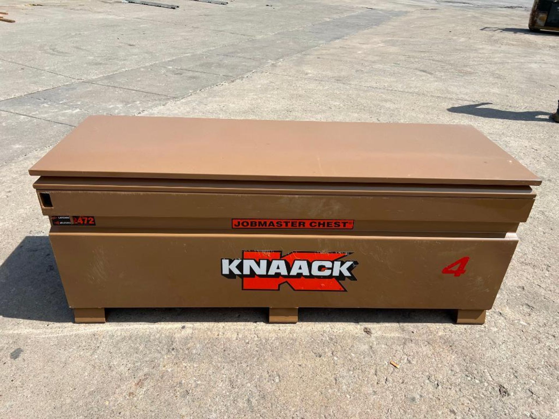 Knaack Jobmaster Chest, Model #2472, Serial #2210917032. Located in Mt. Pleasant, IA