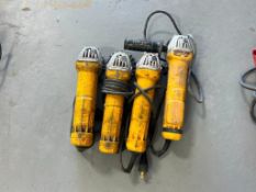 (4) DeWalt DWE402N, 4 1/2" Angle Grinders, 120 V. Located in Mt. Pleasant, IA