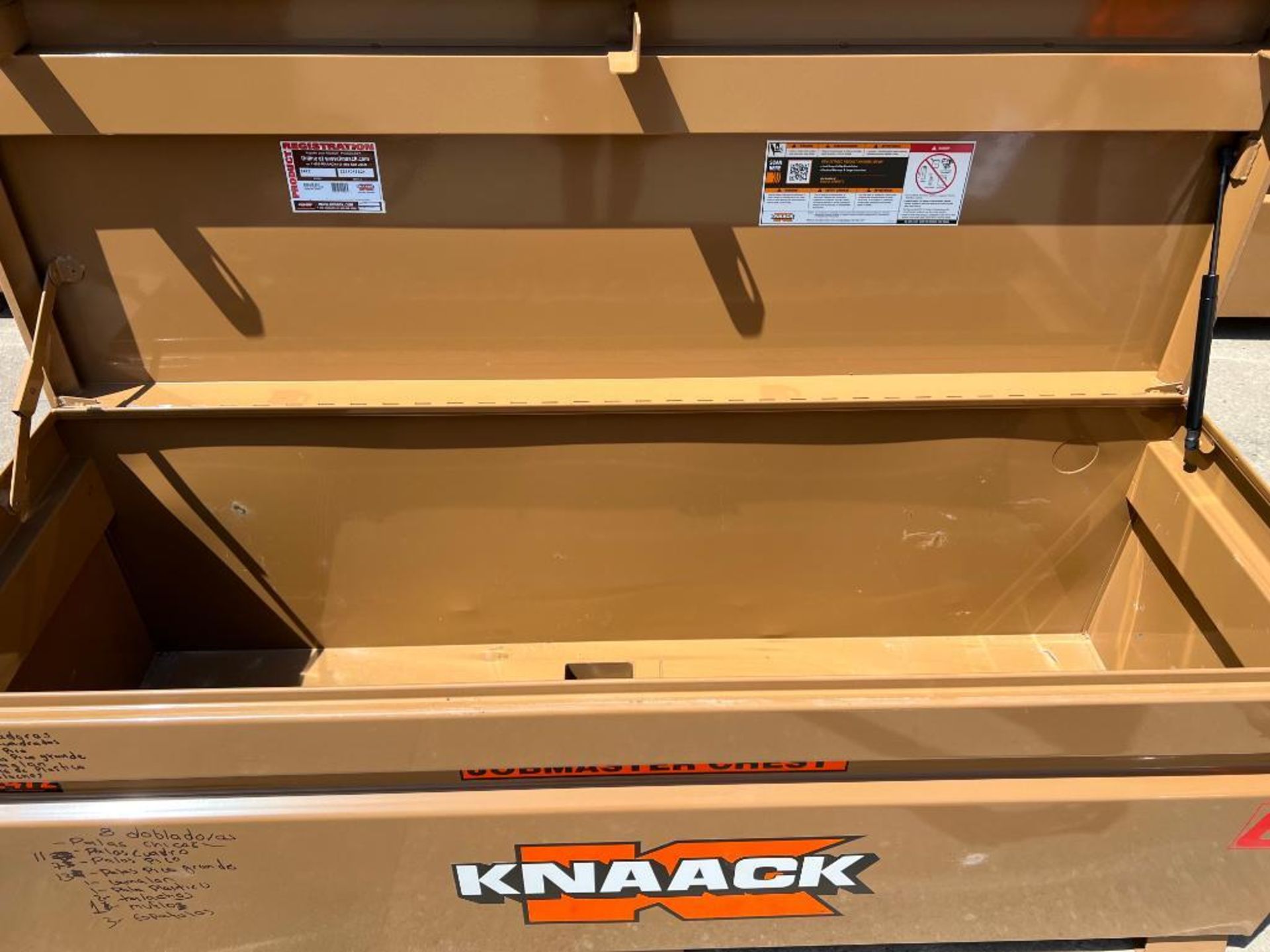 Knaack Jobmaster Chest, Model #2472, Serial #2211017521. Located in Mt. Pleasant, IA - Image 3 of 3