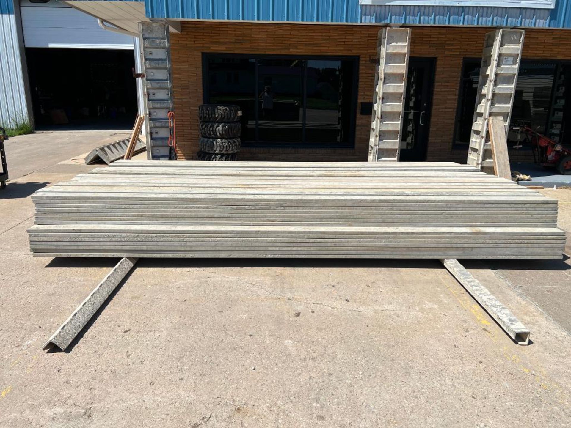 (14) 6" x 16' Aluminum Waler Boards/Scaffolding Plank. Located in Mt. Pleasant, IA - Image 3 of 3