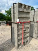 (13) 3' x 8' Leco Aluminum Concrete Forms, 6-12 Hole Pattern in Basket. Located in Eureka, MO..