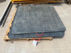 (2) 4' x 4' Outrigger Pads. Located in Mt. Pleasant, IA