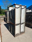 (80) (8) 14" x 86" Wall-Ties Aluminum Smooth Round Columns & (72) 14" x 24" Columns with Basket. Loc