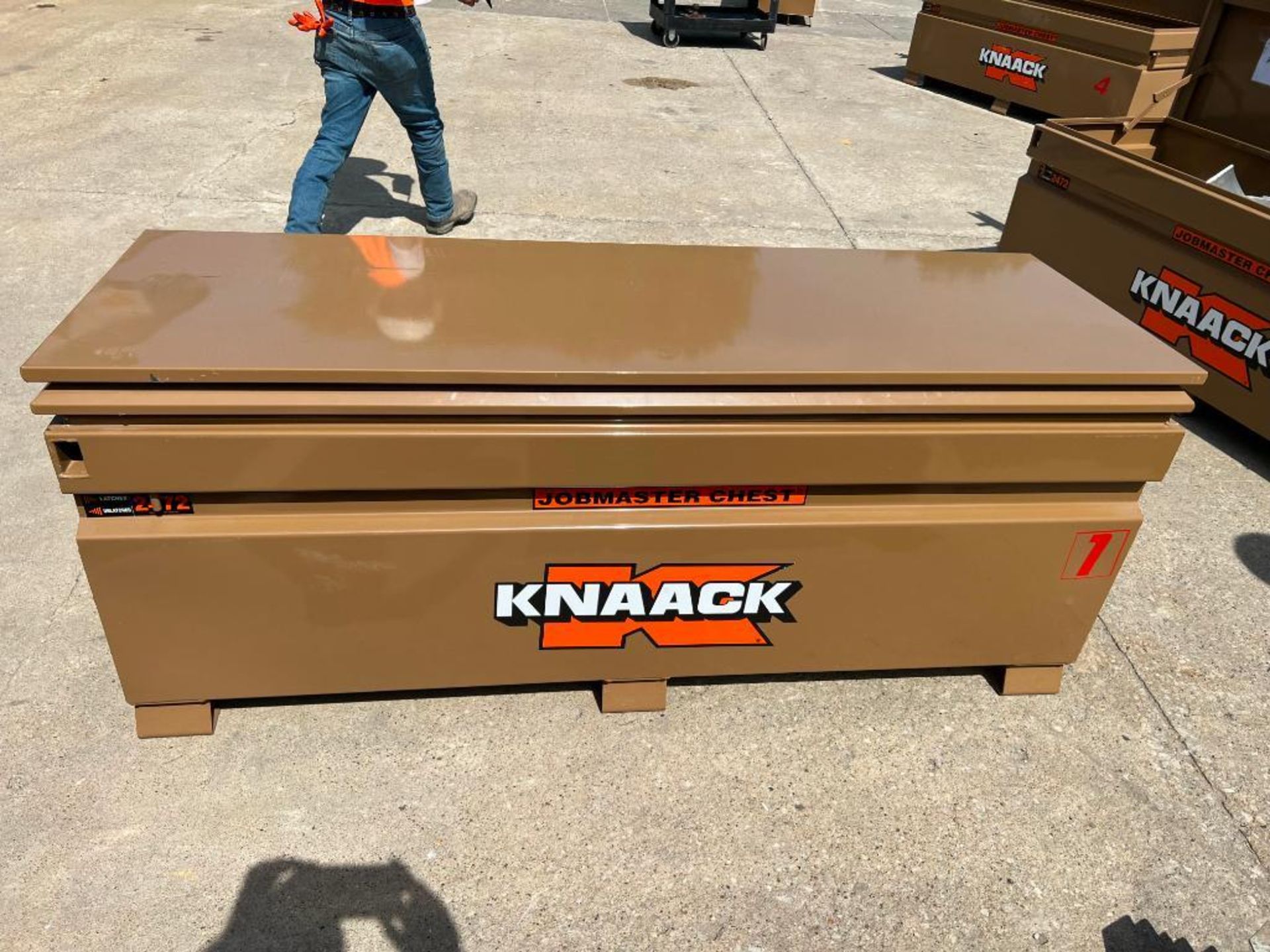 Knaack Jobmaster Chest, Model #2472, Serial #2211017527. Located in Mt. Pleasant, IA