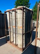 (64) 14" x 86" Wall-Ties Aluminum Smooth Round Columns with Basket. Located in Mt. Pleasant, IA
