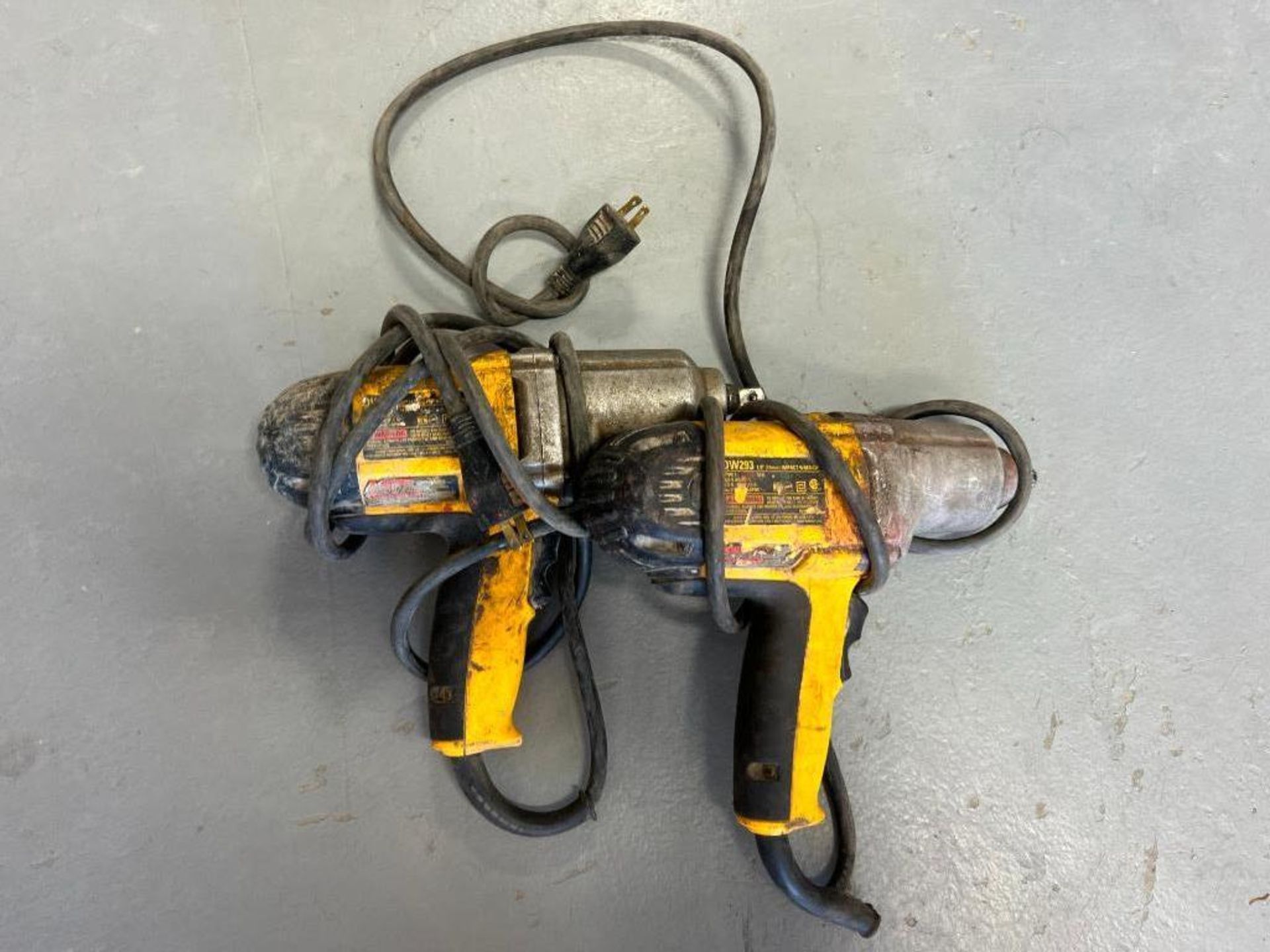 (2) DeWalt DW293 Impact Wrenches, 120 V. Located in Mt. Pleasant, IA