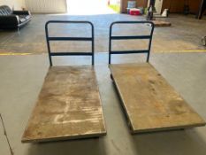 (2) Rolling Carts. Located in Mt. Pleasant, IA