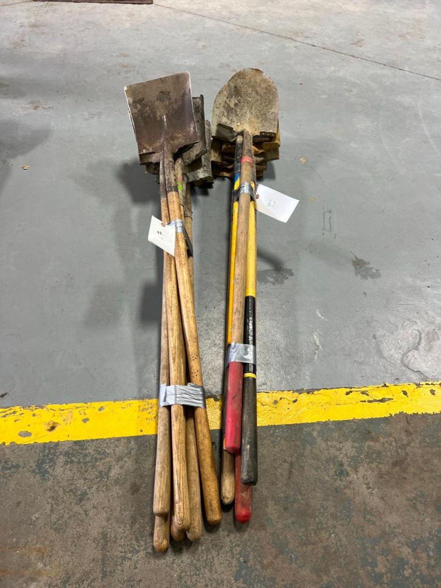 (7) Square Point & (5) Round Point Shovels. Located in Mt. Pleasant, IA