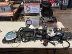 CB Radios, LED Work Light, Halogen Work Lights, Dymo Label Machine. Located in Mt. Pleasant, IA