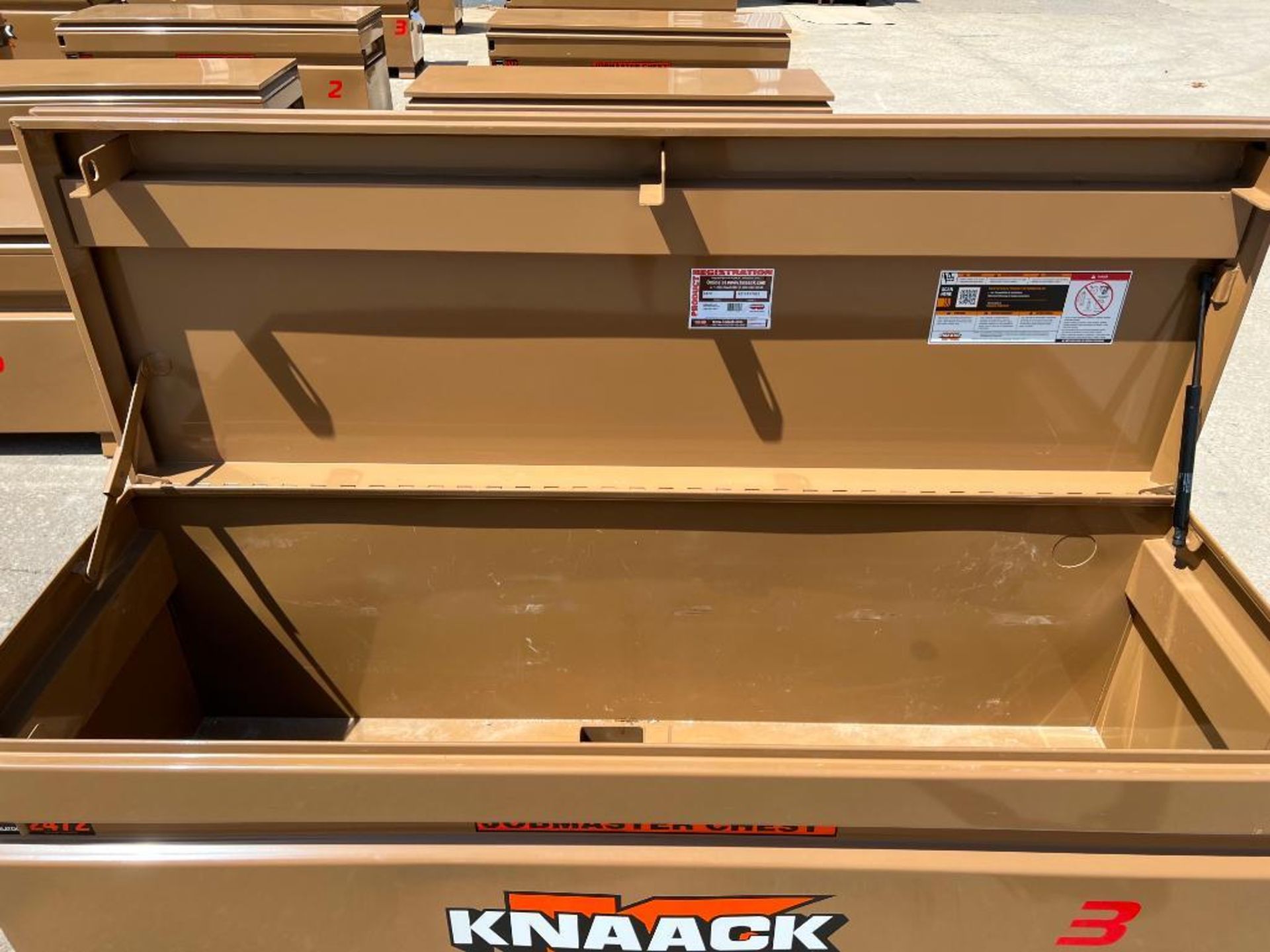 Knaack Jobmaster Chest, Model #2472, Serial #2211017523. Located in Mt. Pleasant, IA - Image 3 of 3