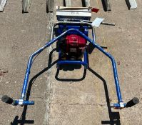 Marshalltown Shockwave Power Screed, Honda 4 Stroke Engine, 123 Hours. Located in Mt. Pleasant, IA