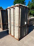 (64) 14" x 86" Wall-Ties Aluminum Smooth Round Columns with Basket. Located in Mt. Pleasant, IA