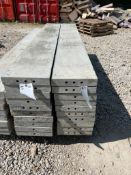 (10) 10" x 8' Leco Aluminum Concrete Forms, 6-12 Hole Pattern. Located in Eureka, MO.