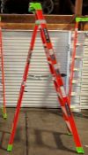 12' Louisville CrossXstep Step Ladder, Model FXS1508, 300# Load Capacity. Located in Mt. Pleasant, I