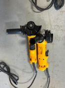 (2) DeWalt DWE402, 4 1/2" Angle Grinders, 120 V. Located in Mt. Pleasant, IA