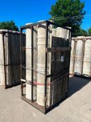 (7) 14" x 86" Wall Ties Aluminum Smooth Round Columns & (72) 14" x 24" Columns with Basket. Located