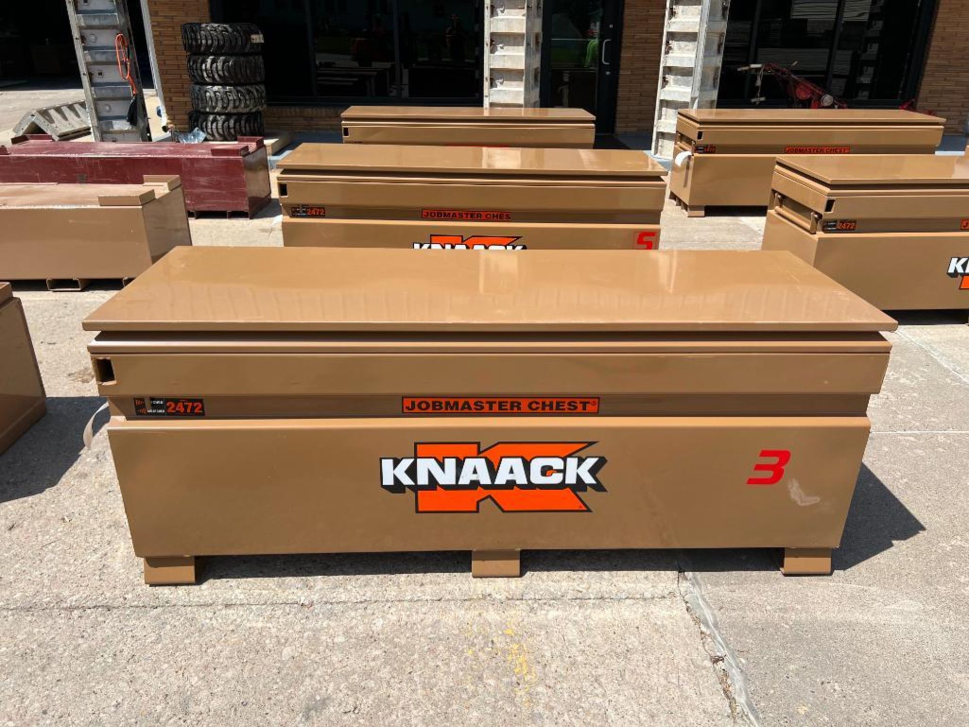 Knaack Jobmaster Chest, Model #2472, Serial #2211017665. Located in Mt. Pleasant, IA