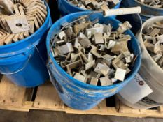 (1) Bucket of 350 Wall Ties Aluminum Cap Clips. Located in Mt. Pleasant, IA