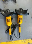 (2) DeWalt DWE4519 - 9" Angle Grinders, 120 V. Located in Mt. Pleasant, IA