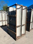 (70) (9) 14" x 86" Wall-Ties Aluminum Smooth Round Columns & (61) 14" x 24" Columns with Basket. Loc