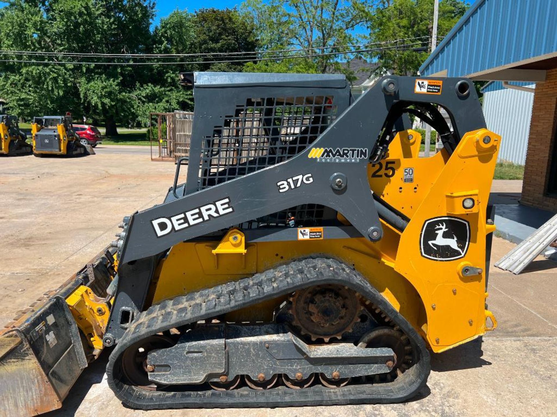 2020 John Deere 317G Compact Track Loader, 1T0317GJCLJ372777, 1208 Hours, includes JDLink, Wide "zig - Image 16 of 23