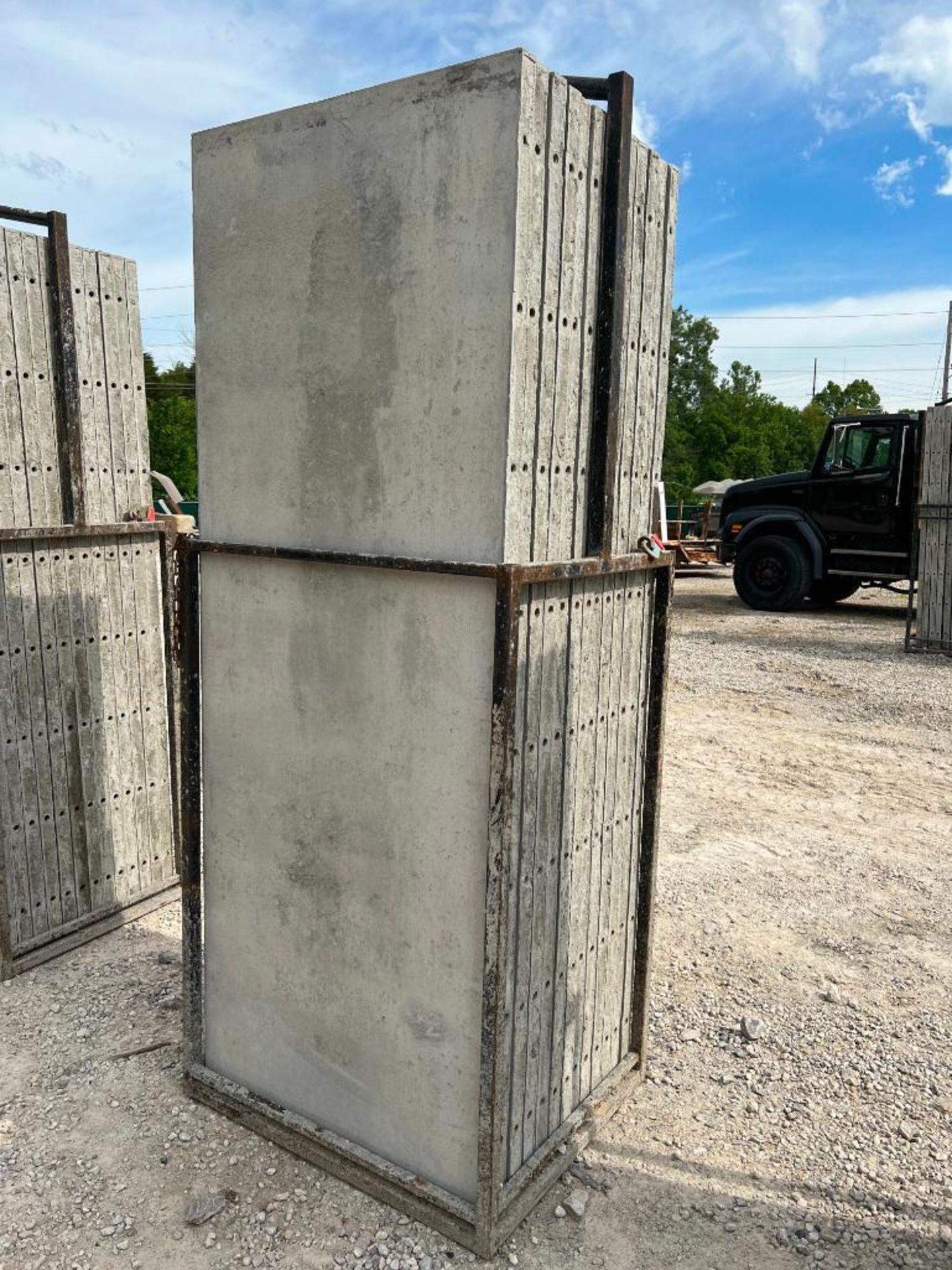 (13) 3' x 8' Leco Aluminum Concrete Forms, 6-12 Hole Pattern in Basket. Located in Eureka, MO.. - Image 2 of 5