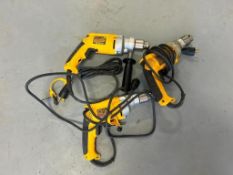 (3) DeWalt DW235G 1/2" VSR Drills, 120 V. Located in Mt. Pleasant, IA