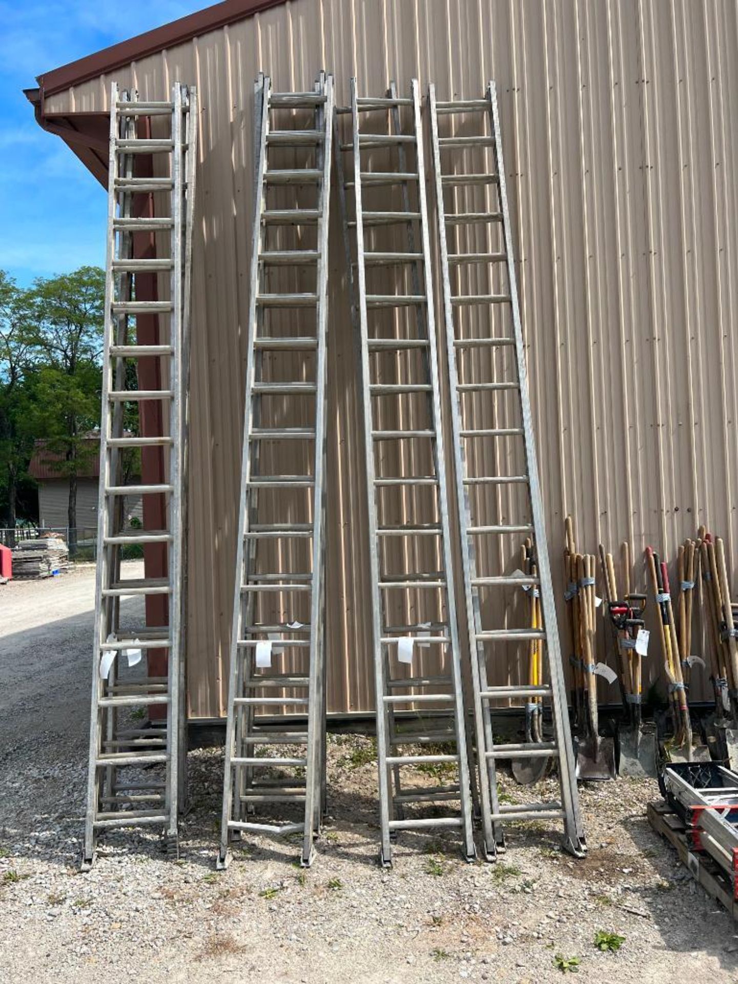 (3) 16' Louisville Extension Ladder, 300#, Model #AE2116. Located in Mt. Pleasant, IA