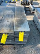 (10) 12" x 4' Wall Ties Aluminum Concrete Forms, 6-12 Hole Pattern. Located in Altamont, IL