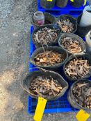 (4) Buckets of Pins & Wedges. Approx 1000 total. Located in Altamont, IL