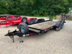 2004 Cronkhite 18' Trailer with Fold Down Ramps, VIN #47326222041110479, Wood Flooring, Spare Tire,