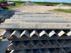 (14) 4" x 4" x 4' ISC Wall Ties Aluminum Concrete Forms, 6-12 Hole Pattern. Located in Altamont, IL