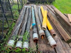 Miscellaneous Size Pipe - 4" Flexible Line & 5" Hoses. Located in Altamont, IL