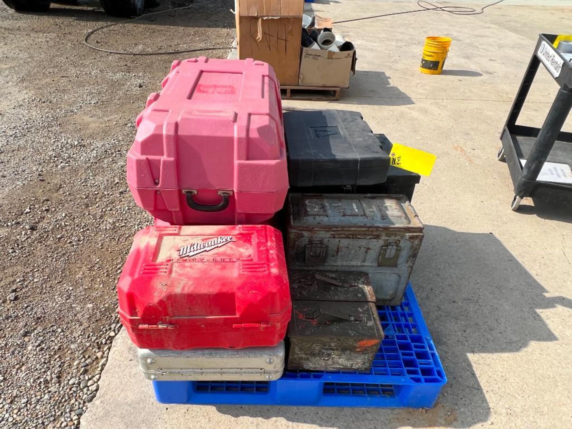 Pallet Empty Tool Boxes. Located in Altamont, IL - Image 2 of 3