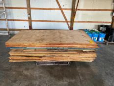 Various Sized Plywood Sheets. Located in Altamont, IL