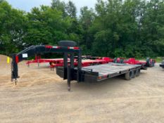 1974 Shalimar 8' x 19' Gooseneck Trailer with 5' Beavertail, VIN #G424FBGN32891, Fold Down Ramps & S