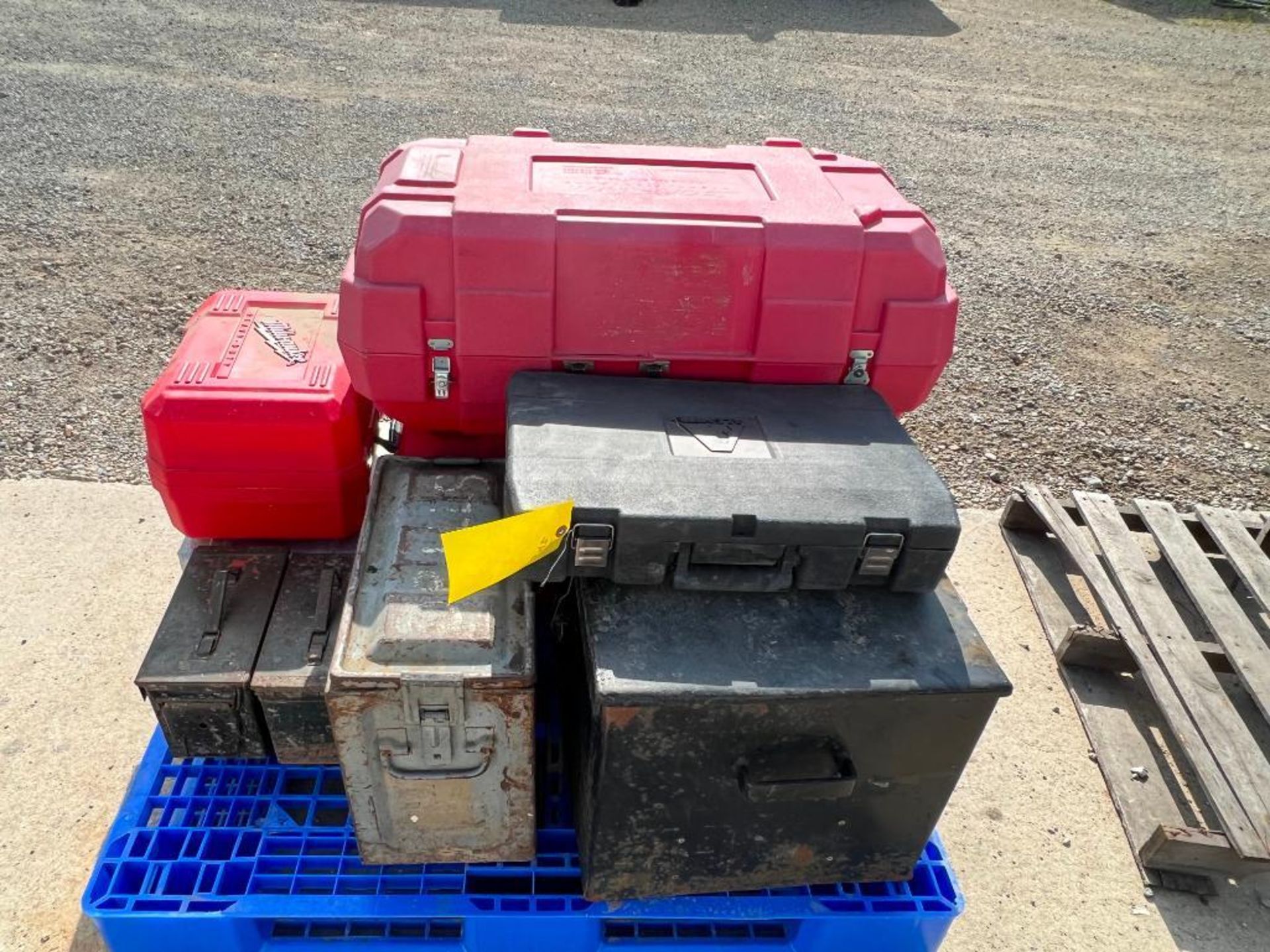 Pallet Empty Tool Boxes. Located in Altamont, IL