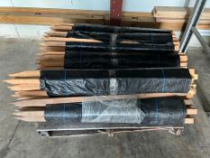 (7) New Bundles of Silt Fence With Wood Stakes. Located in Altamont, IL