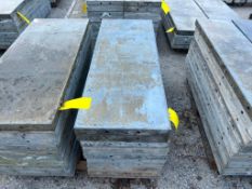 (14) 18" x 4' Wall Ties Aluminum Concrete Forms, 6-12 Hole Pattern. Located in Altamont, IL