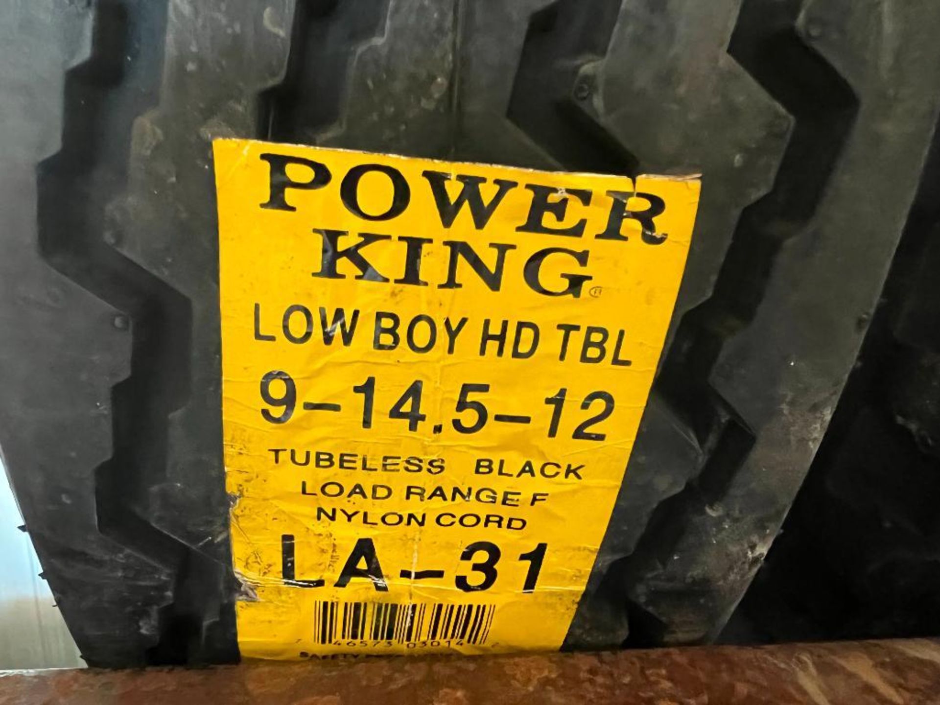 (4) New 9-14.5-12 Power King Lowboy HD Tubeless Tires, Load Range F.  Located in Altamont, IL - Image 2 of 2