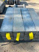 (9) 10" x 4' Wall Ties Aluminum Concrete Forms, 6-12 Hole Pattern. Located in Altamont, IL