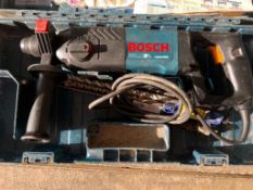 Bosch Bulldog 11224VSR Hammer Drill, 1/2", with Drill Bits. Located in Altamont, IL